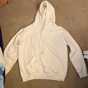 White Oversized Hoodie